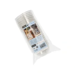 Starpak Dom-Deckel, PET rund Ø 8 cm, 4 cm glasklar ohne Lochung