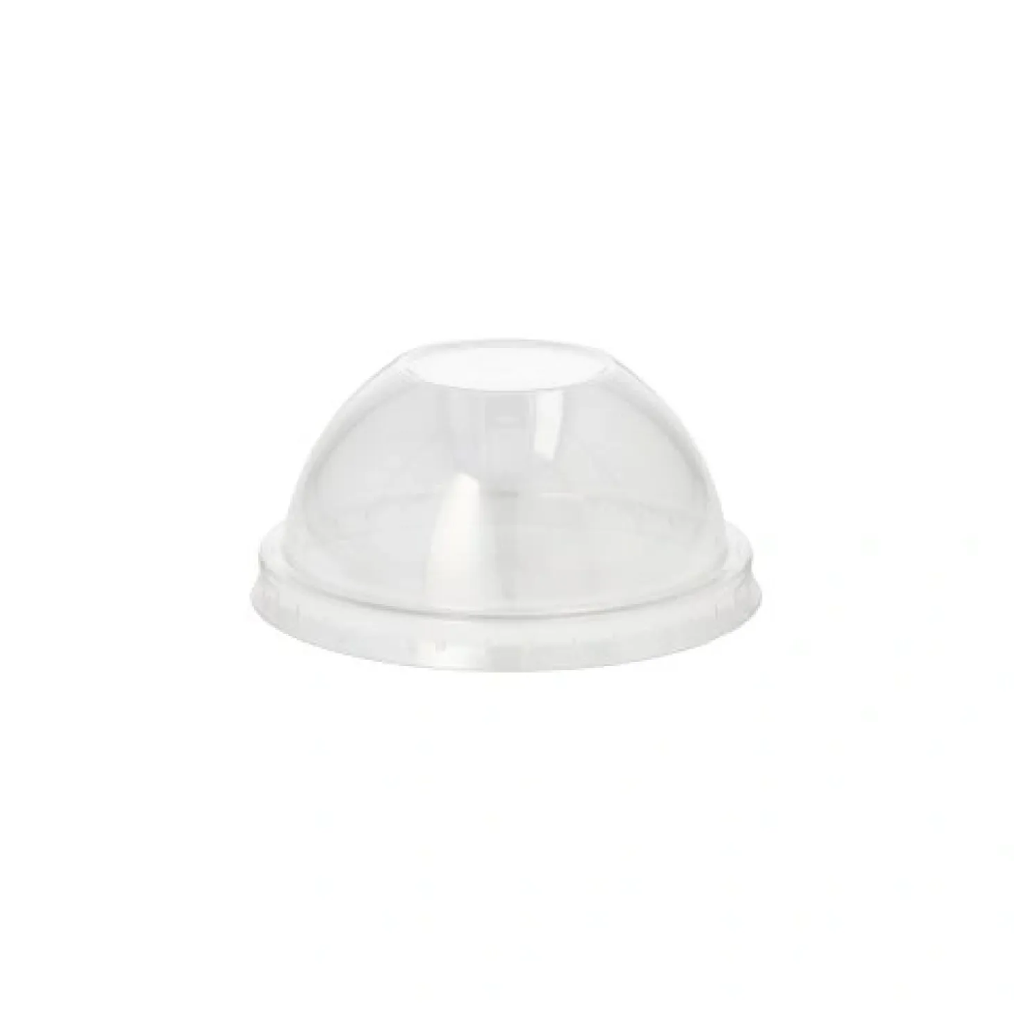 Starpak Dom-Deckel, PET rund Ø 8 cm, 4 cm glasklar ohne Lochung