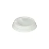 Starpak Dom-Deckel, PS "To Go" rund Ø 8 cm, 2 cm weiß