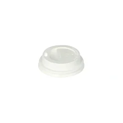 Starpak Dom-Deckel, PS "To Go" rund Ø 6 cm, 2 cm weiß