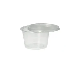 Starpak Dressingbecher, PP rund 100 ml Ø 7,1 cm, 4,3 cm transparent