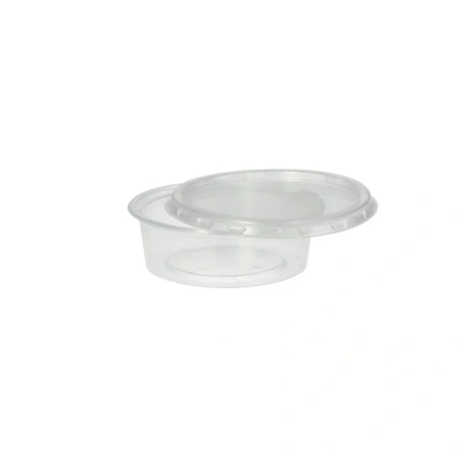 Starpak Dressingbecher, PP rund 50 ml Ø 7,1 cm, 2,4 cm transparent