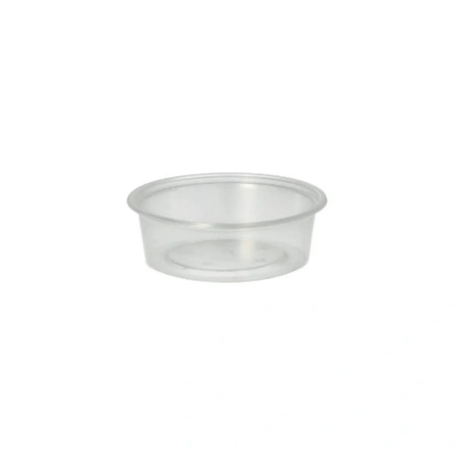 Starpak Dressingbecher, PP rund 50 ml Ø 7,1 cm, 2,4 cm transparent