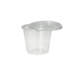 Starpak Dressingbecher, PP rund 125 ml Ø 7,1 cm, 5,7 cm transparent