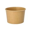 Starpak Eisbecher, Pappe rund 500 ml Ø 11,2 cm, 7,8 cm braun, 10 x 50 Stück