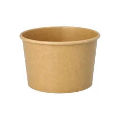 Starpak Eisbecher, Pappe rund 500 ml Ø 11,2 cm, 7,8 cm braun, 10 x 50 Stück