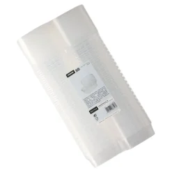 Starpak Feinkostbecher, PP eckig 200 ml 3,5 cm x 8,6 cm x 10,9 cm transparent mit Originalitätsverschluss