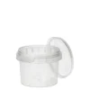 Starpak Feinkostbecher, PP rund 120 ml Ø 6,9 cm, 5,1 cm transparent mit Originalitätsverschluss