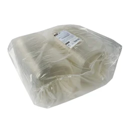 Starpak Feinkost- und Salatschalen mit Klappdeckel, R-PET oval 1000 ml 6,6 cm x 15,8 cm x 18,4 cm klar