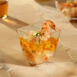Starpak Fingerfood - Schalen, PS eckig 50 ml 5 cm x 4,5 cm x 4,5 cm glasklar