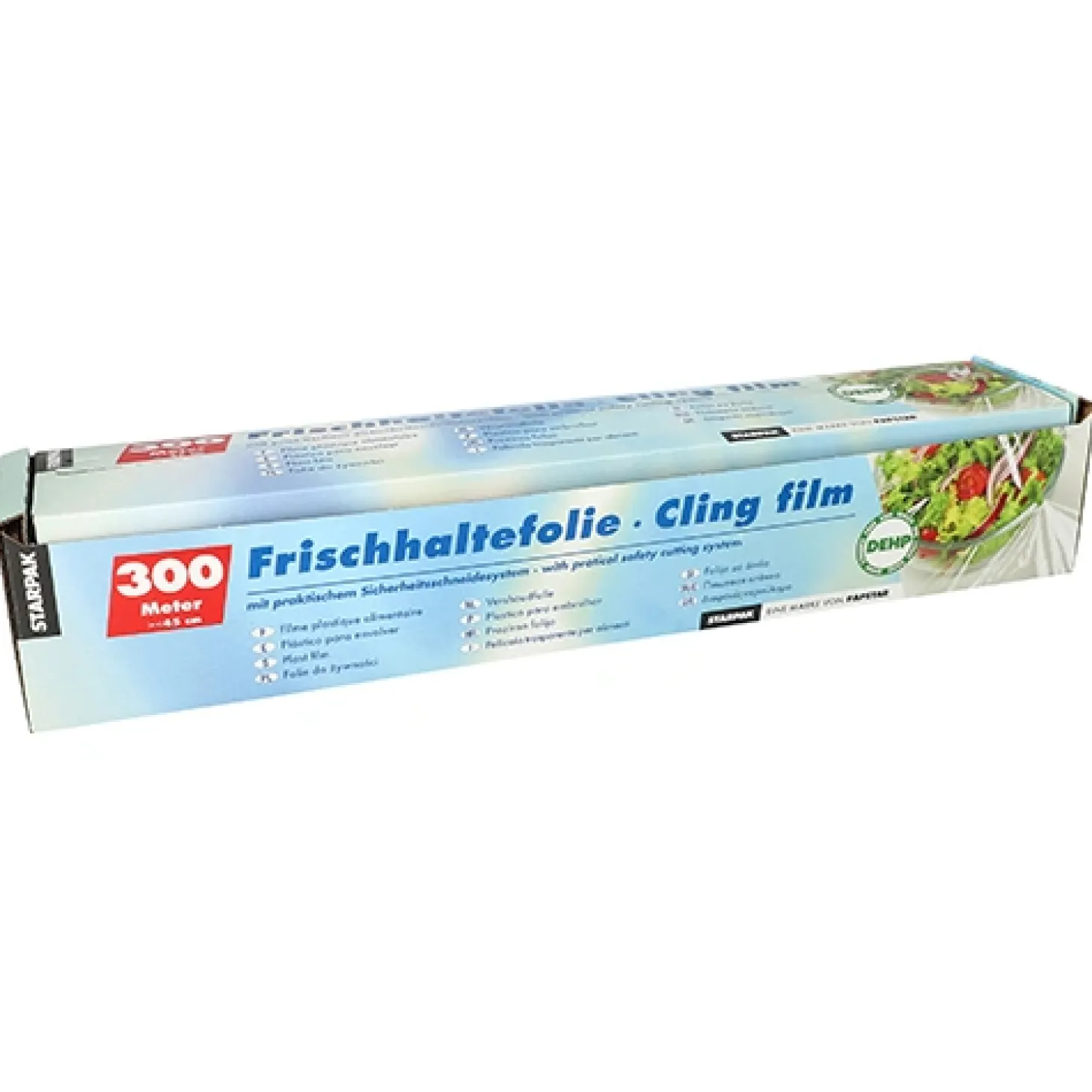 Starpak Frischhaltefolie, PVC 300 m x 45 cm mit praktischem Schneidesystem