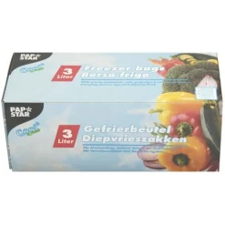 Starpak Gefrierbeutel, LLDPE 3 l 32 cm x 25 cm transparent in Faltschachtel