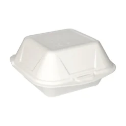 Starpak Hamburger-Boxen mit Klappdeckel, XPS 8 cm x 14,5 cm x 15,5 cm weiß