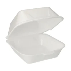 Starpak Hamburger-Boxen mit Klappdeckel, XPS 8 cm x 14,5 cm x 15,5 cm weiß