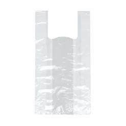 Starpak Hemdchen-Tragetaschen, HDPE 48 cm x 22 cm x 12 cm transparent Knotenbeutel