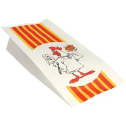 Starpak Hähnchenbeutel, Papier mit HDPE-Einlage 28 cm x 13 cm x 8 cm 