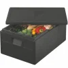 Starpak Isolier-Transportbehälter, EPP 68,5 cm x 48,5 cm x 36 cm schwarz "Euro-Norm"