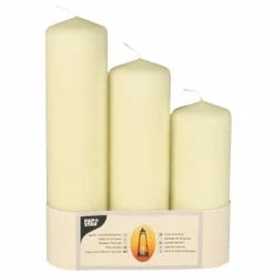Starpak Kamin-und Laternenkerzen Ø 70 mm elfenbein