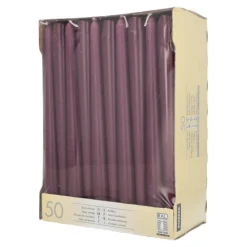 Starpak Leuchterkerzen Ø 2,2 cm, 25 cm violett