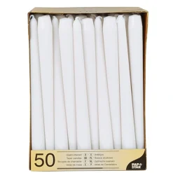 Starpak Leuchterkerzen Ø 2,2 cm, 25 cm weiß