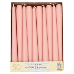 Starpak Leuchterkerzen Ø 2,2 cm, 25 cm peach, 2 x 50 Stück