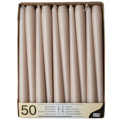 Starpak Leuchterkerzen Ø 2,2 cm, 25 cm puder