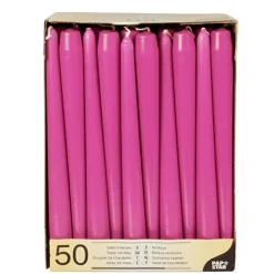 Starpak Leuchterkerzen Ø 2,2 cm, 25 cm fuchsia