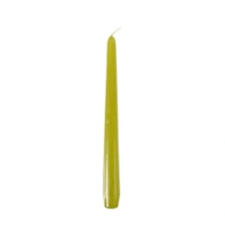 Starpak Leuchterkerzen Ø 2,2 cm, 25 cm olivgrün