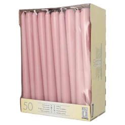 Starpak Leuchterkerzen Ø 2,2 cm, 25 cm hellrosa, 2 x 50 Stück