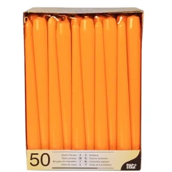 Starpak Leuchterkerzen Ø 2,2 cm, 25 cm orange