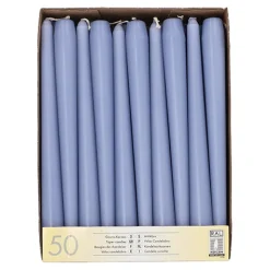 Starpak Leuchterkerzen Ø 2,2 cm, 25 cm soda blau, 2 x 50 Stück