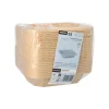 Starpak Lunchboxen, Pappe eckig 500 ml 3,3 cm x 16,2 cm x 16,2 cm braun