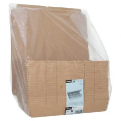 Starpak Lunchboxen, Pappe 5-geteilt 900 ml 4,2 cm x 17 cm x 25,5 cm braun