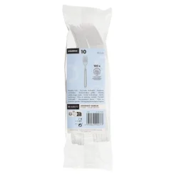 Starpak Mehrweg-Gabeln 18,5 cm transparent, 20 x 10 Stück