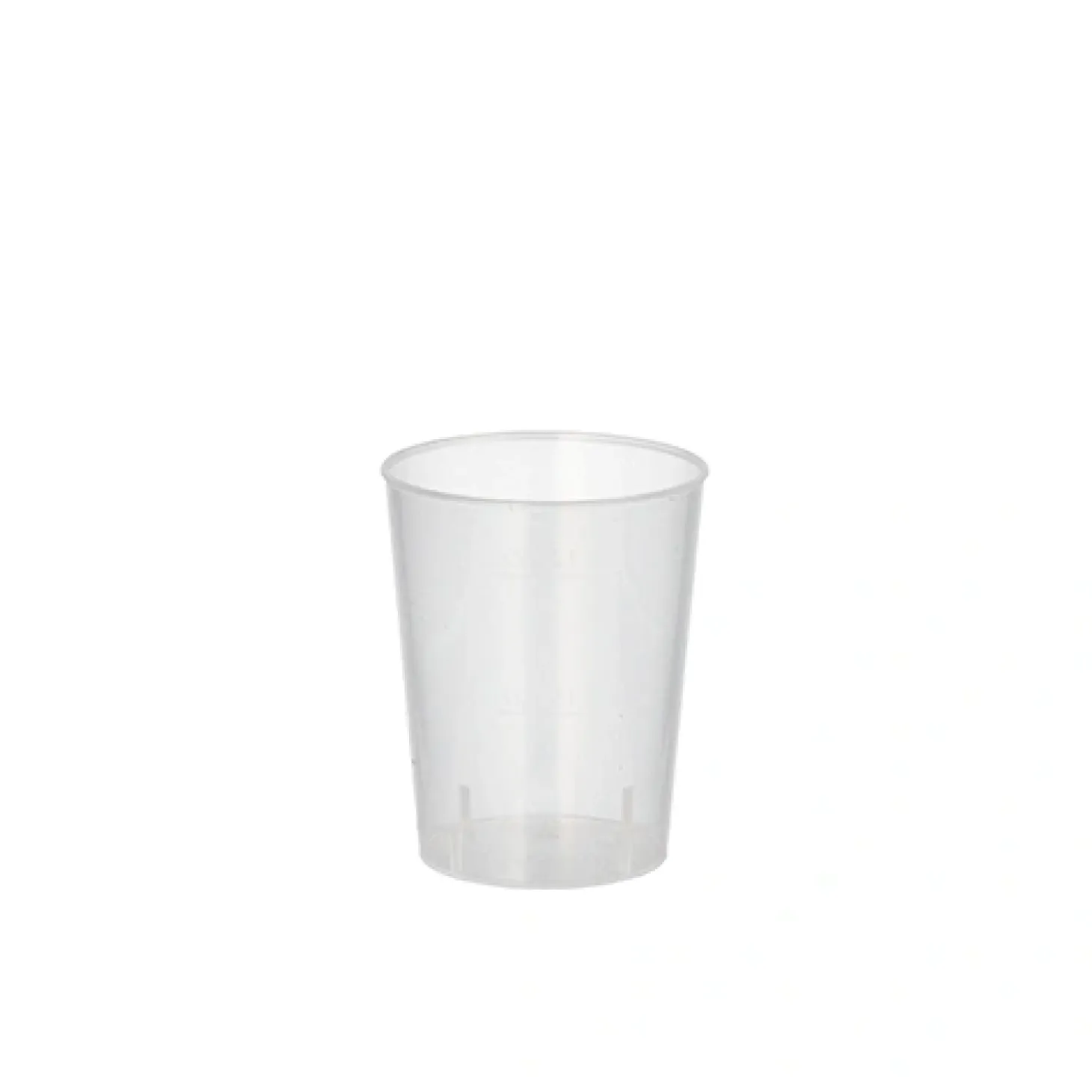 Starpak Mehrweg-Gläser für Schnaps PP 4 cl Ø 4,3 cm, 5,2 cm unzerbrechlich, 25 x 20 Stück