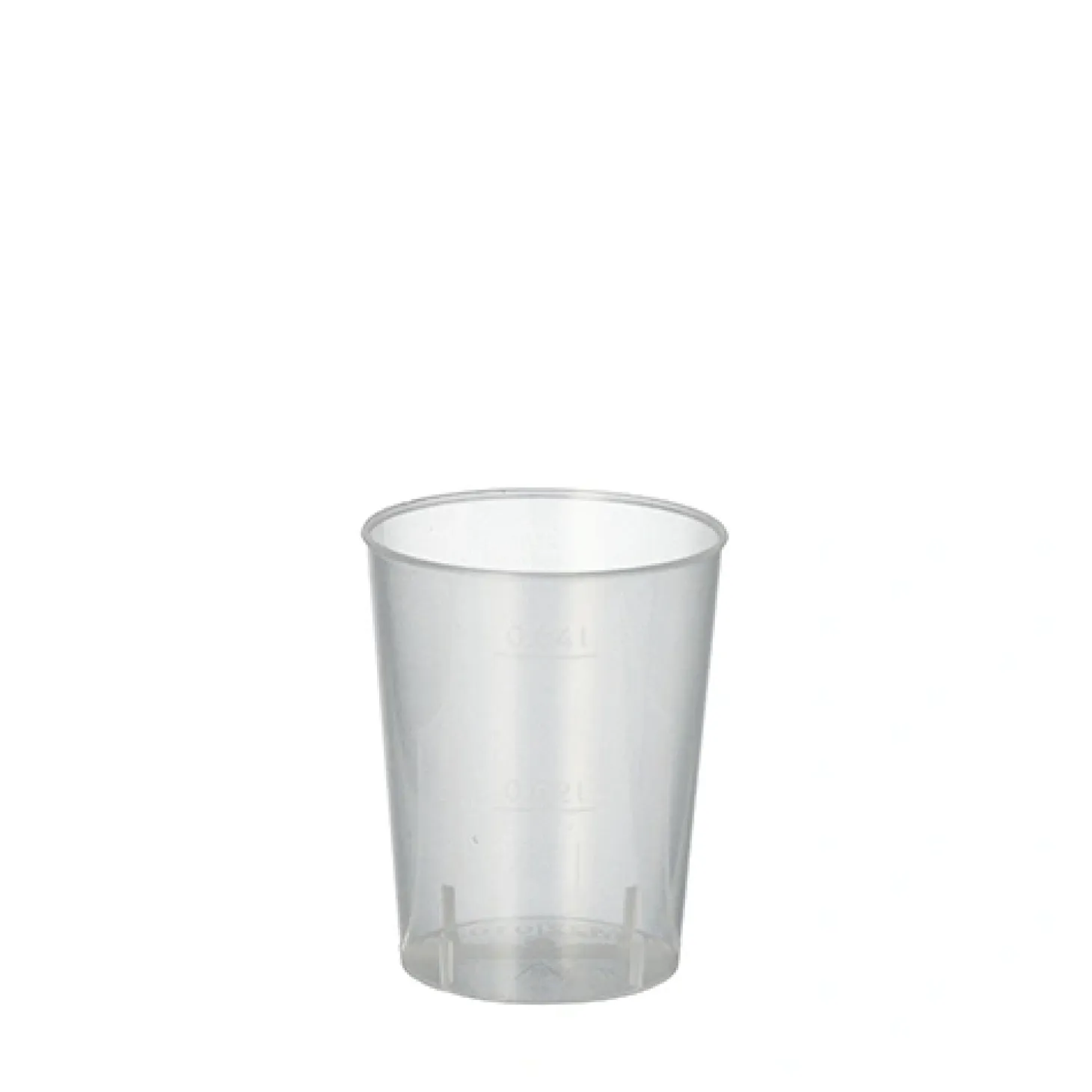 Starpak Mehrweg-Gläser für Schnaps PP 4 cl Ø 4,3 cm, 5,2 cm unzerbrechlich, 40 x 50 Stück