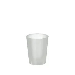 Starpak Mehrweg-Gläser für Schnaps PP 4 cl Ø 4,3 cm, 5,2 cm satiniert, unzerbrechlich, 24 x 40 Stück