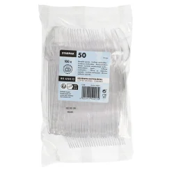 Starpak Mehrweg-Kaffeelöffel 13 cm transparent, 20 x 50 Stück