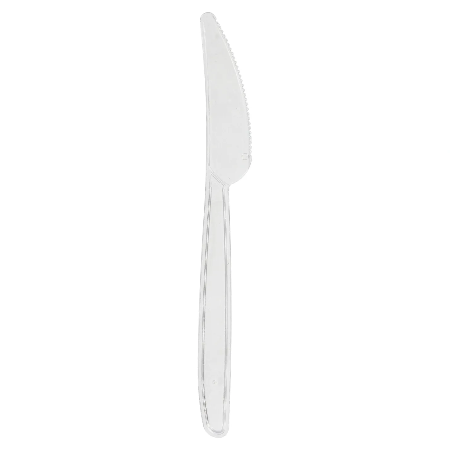 Starpak Mehrweg-Messer 18,5 cm transparent, 20 x 50 Stück