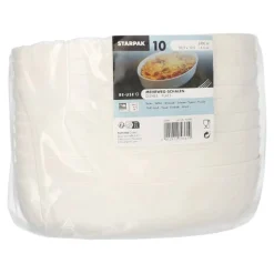 Starpak Mehrweg-Schalen oval 2400 ml 6,5 cm x 19,5 cm x 30,5 cm weiß 
