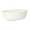 Starpak Mehrweg-Schalen oval 2400 ml 9,1 cm x 16,5 cm x 26 cm weiß "Cella"