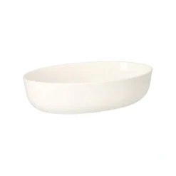 Starpak Mehrweg-Schalen oval 900 ml 5,5 cm x 13,5 cm x 20,5 cm weiß "Cella"