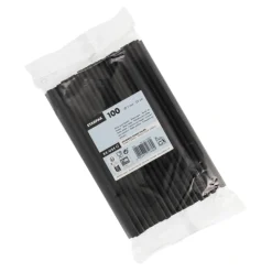 Starpak Mehrweg-Shake-Halme PP Ø 7 mm, 22 cm schwarz, 10 x 100 Stück