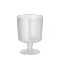 Starpak Mehrweg-Stiel-Gläser für Rotwein PP 0,2 l Ø 7,2 cm, 10 cm einteilig, unzerbrechlich