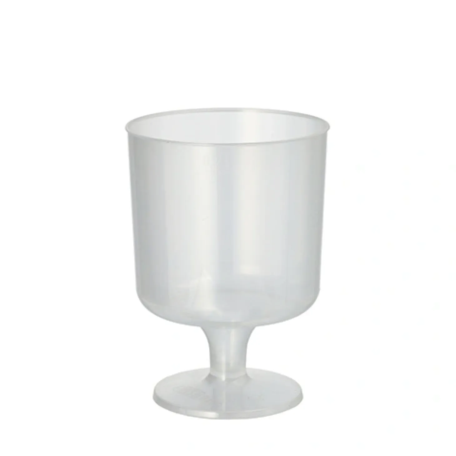 Starpak Mehrweg-Stiel-Gläser für Rotwein PP 0,2 l Ø 7,2 cm, 10 cm einteilig, unzerbrechlich