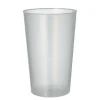 Starpak Mehrweg-Trinkbecher PP 0,5 l Ø 9,1 cm, 14 cm transluzent unzerbrechlich, 12 x 30 Stück