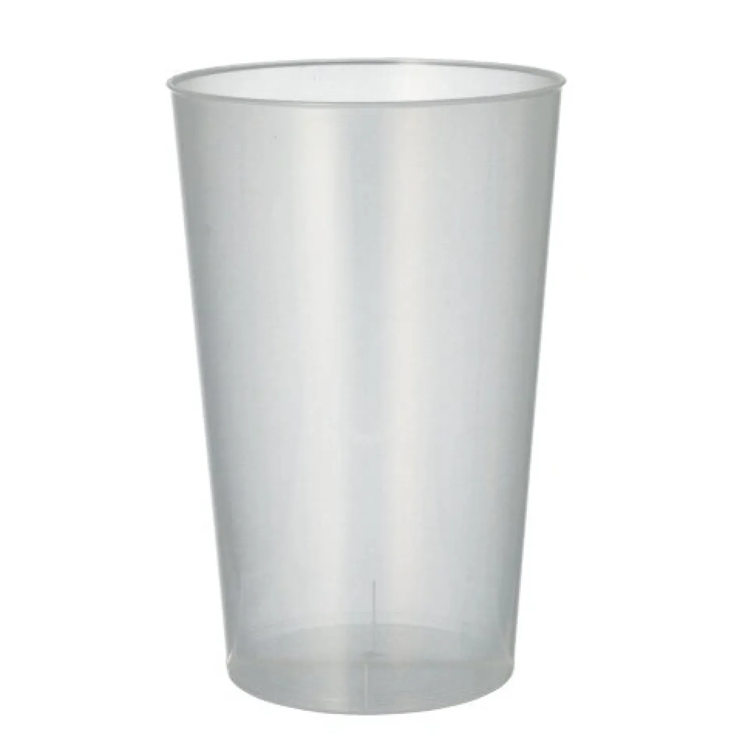 Starpak Mehrweg-Trinkbecher PP 0,5 l Ø 9,1 cm, 14 cm transluzent unzerbrechlich, 12 x 30 Stück
