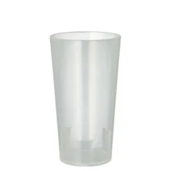 Starpak Mehrweg-Trinkbecher 0,3 l Ø 7 cm, 13 cm transluzent unzerbrechlich