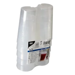 Starpak Mehrweg-Trinkbecher 0,3 l Ø 7 cm, 13 cm transluzent unzerbrechlich