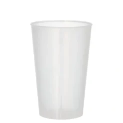 Starpak Mehrweg-Trinkbecher PP 0,3 l Ø 8 cm, 11,7 cm transluzent extra stabil